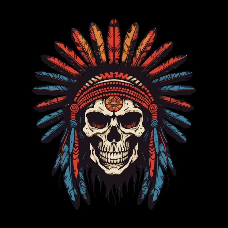 Crâne de chef indien Apache