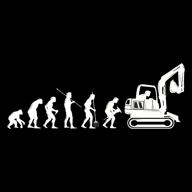 Excavator Driver Evolution Excavators Excavator Gift