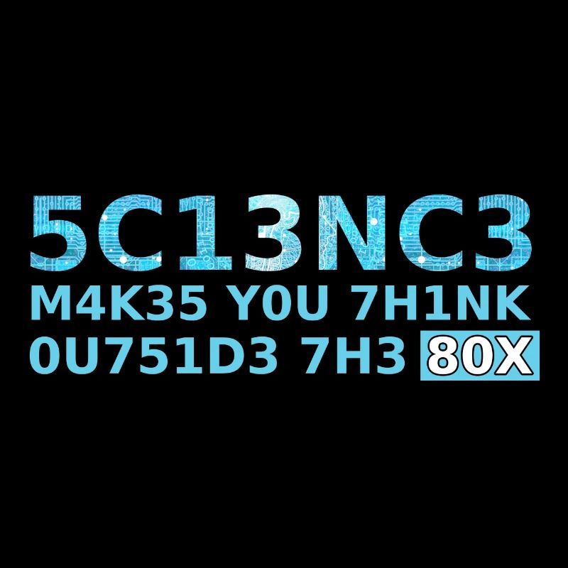 science makes you think outside the box Geschenk