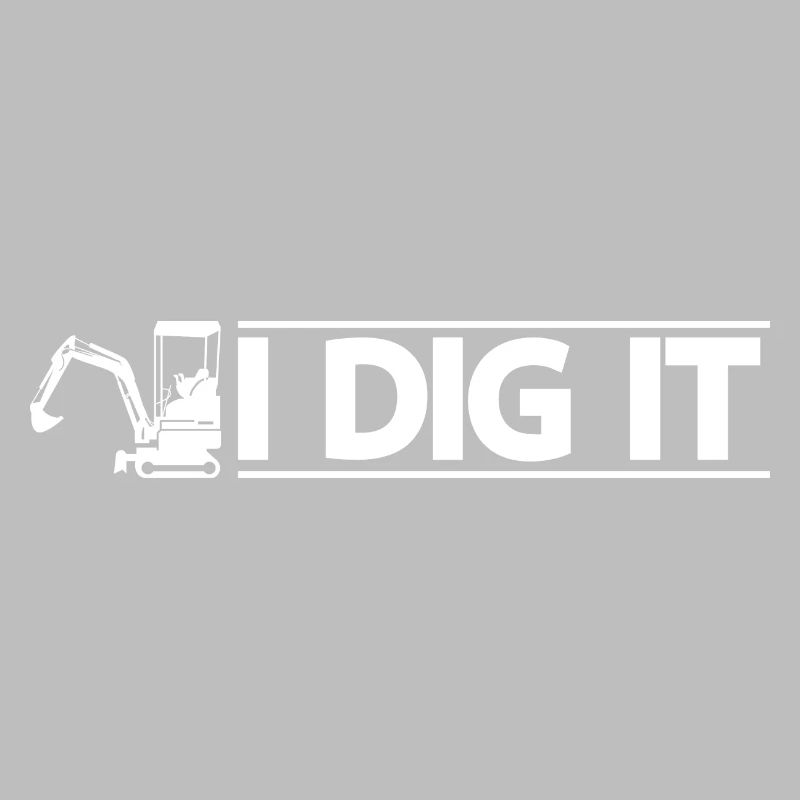 Retro Excavator Slogan Excavator Driver Construction Site