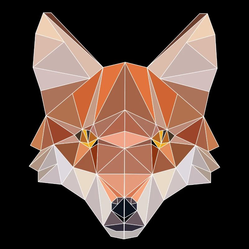 Tshirt polygonal Design Symmetrical Triangular