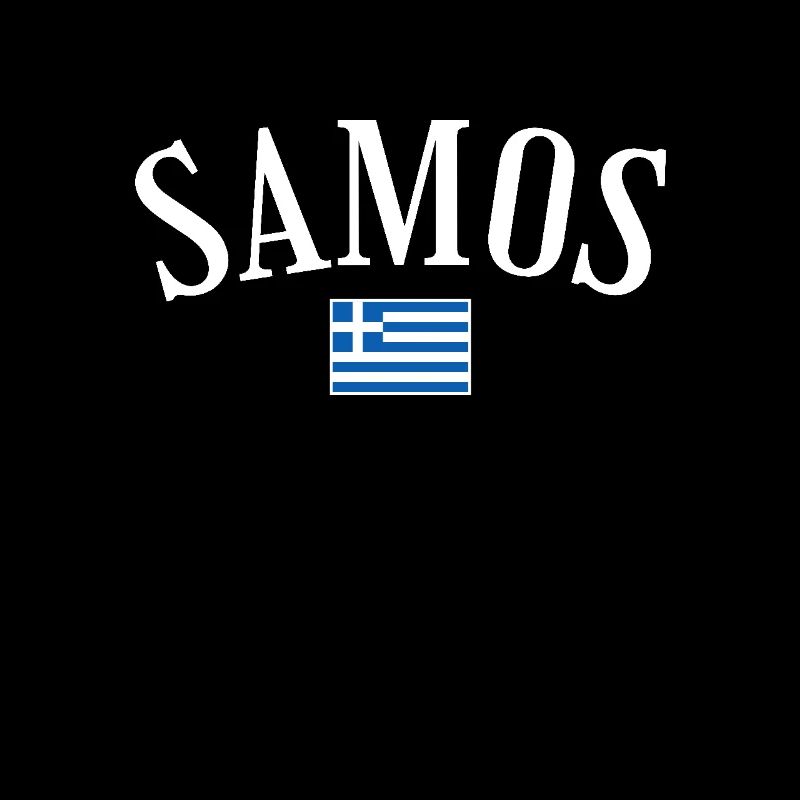 Samos Grèce Drapeau grec Grec