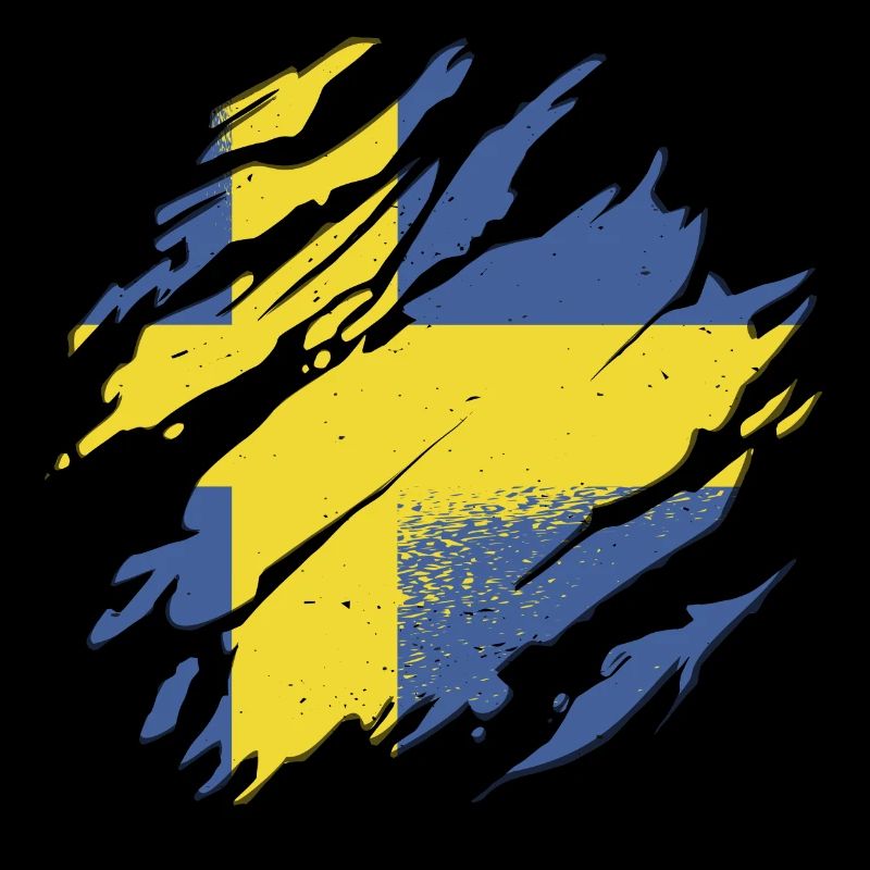Drapeau de la Suède Drapeau de la Scandinavie
