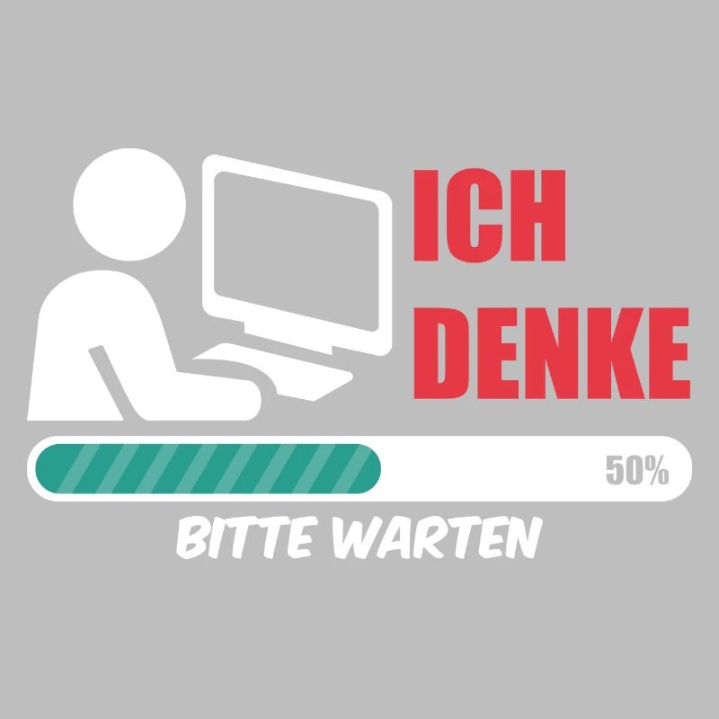 Informatiker ich denke Nerd coding Admin Geek IT