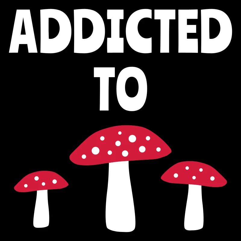 Addicted to fly agarics (three fly agarics)
