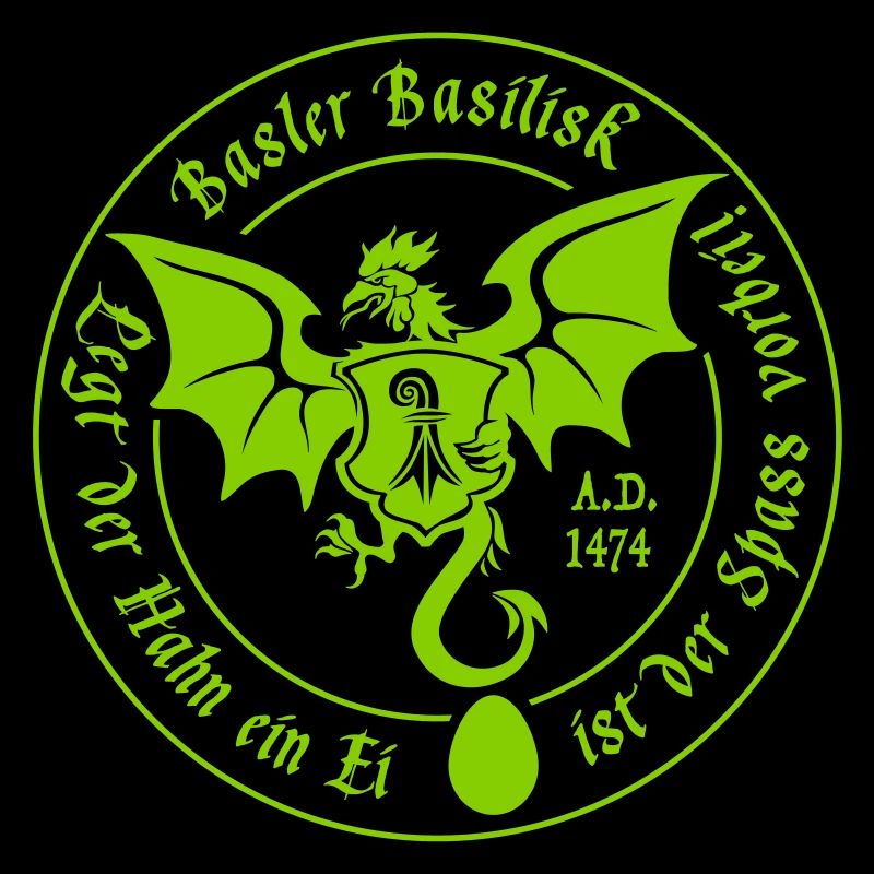 Basilisk von Basel (dunkle Variante)