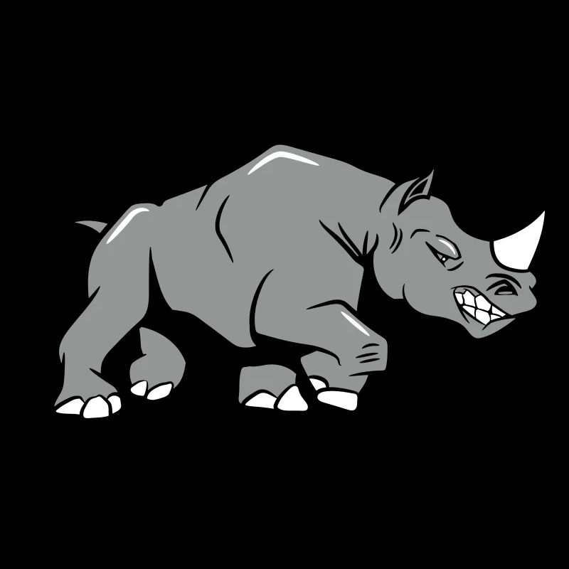 nashorn cool angriff
