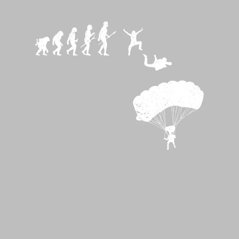 Fallschirmspringen Evolution des Menschen