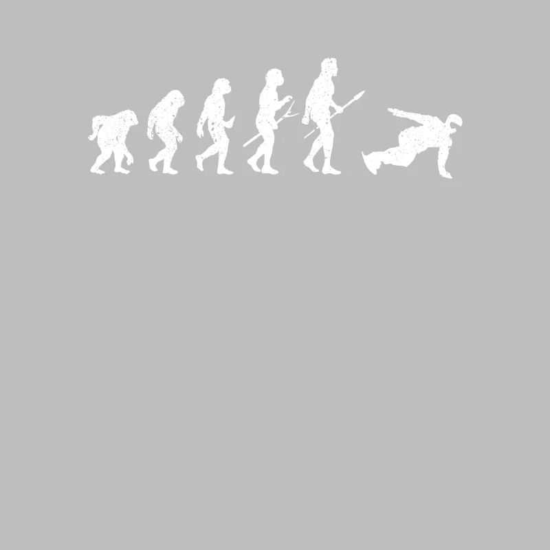 Snowboard Evolution de Man Funny Snowboard