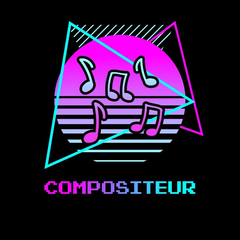Retro Compositeur Composition Musicale
