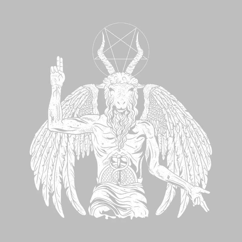 Devil Baphomet Chèvre gothique
