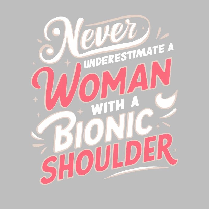 Woman Bionic Shoulder Replacement Surgery Joint