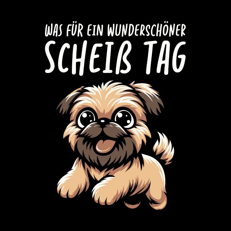Brussels Griffon Wunderschöner Tag