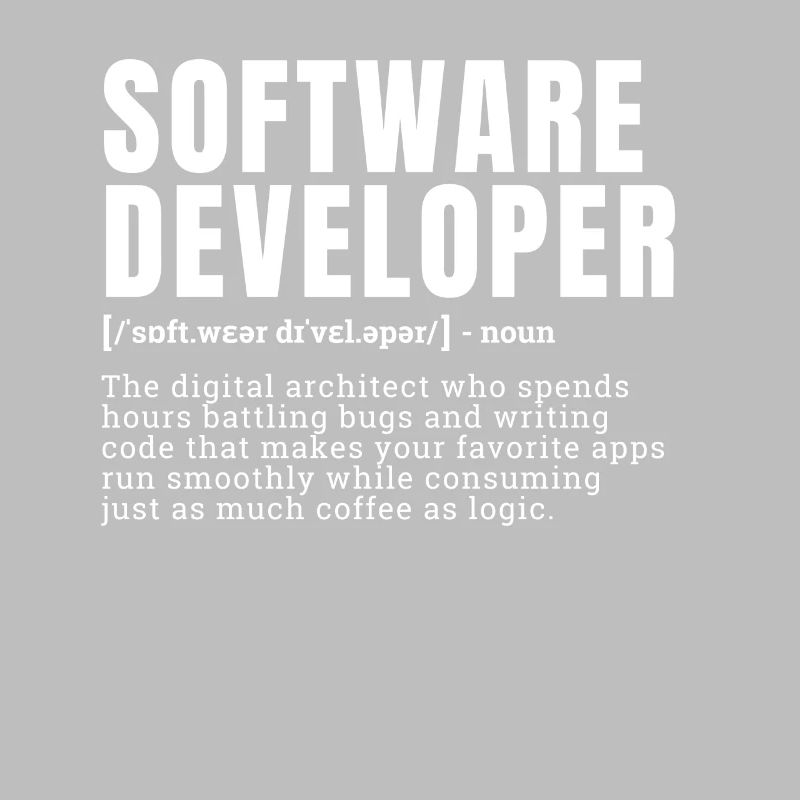 Funny Software Developer Occupation Definition Occ