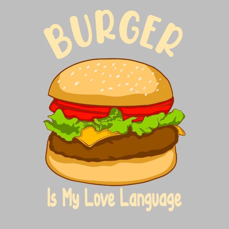 Le burger est mon langage d’amour - Food Design