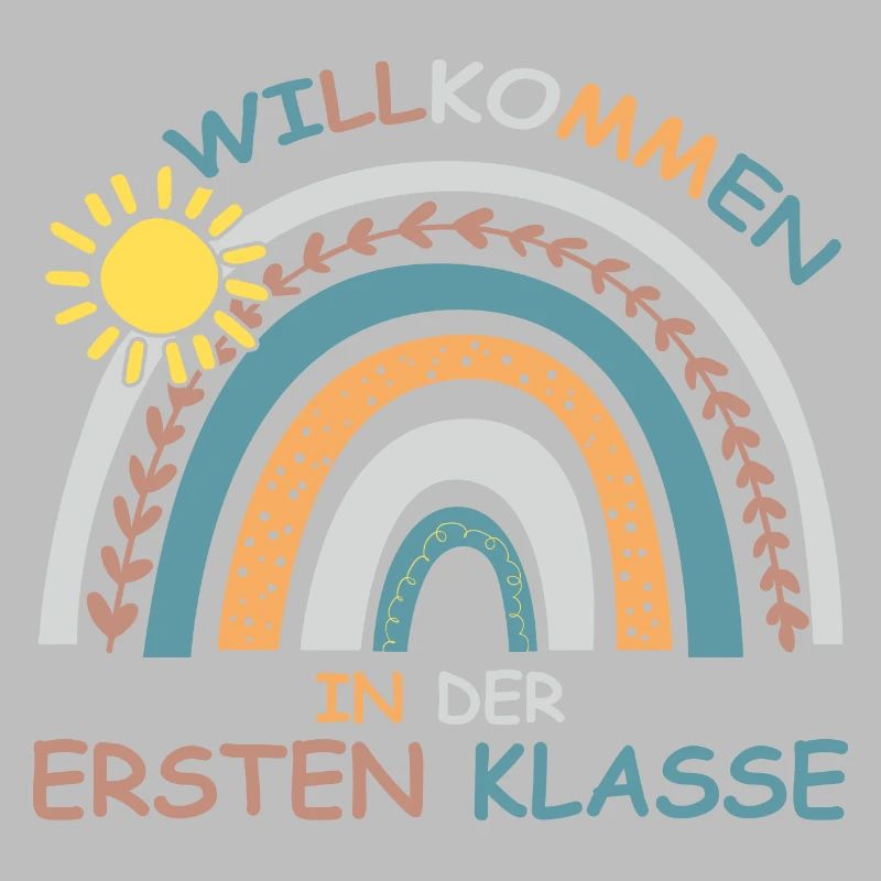 Willkommen Lehrer erste Klasse Einschulung Schule