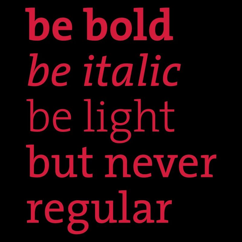 be never regular