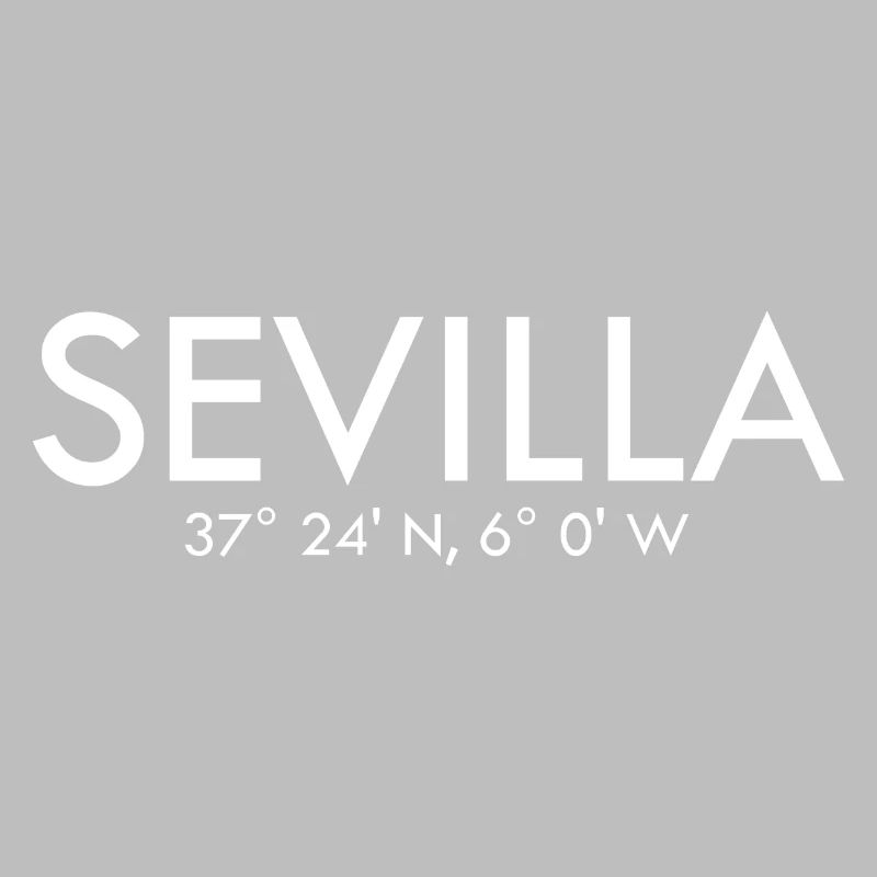 Sevilla - Spain - Coordinates Latitude Longitude