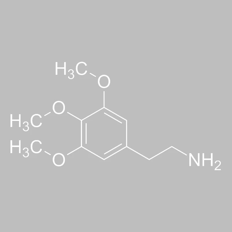 Mescalin Meskalin Strukturformel
