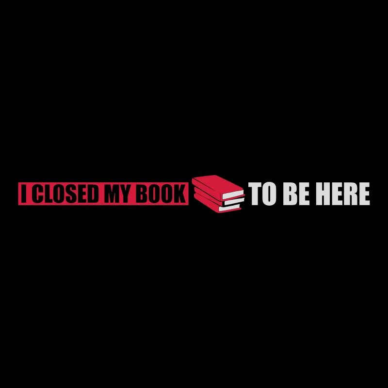 I closed my book