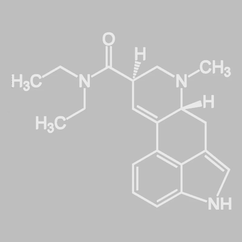 molécule d'acide-lsd25