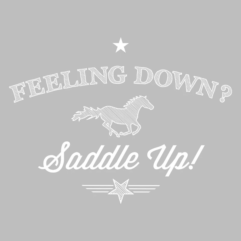 Feeling Down Saddle Up - white edition