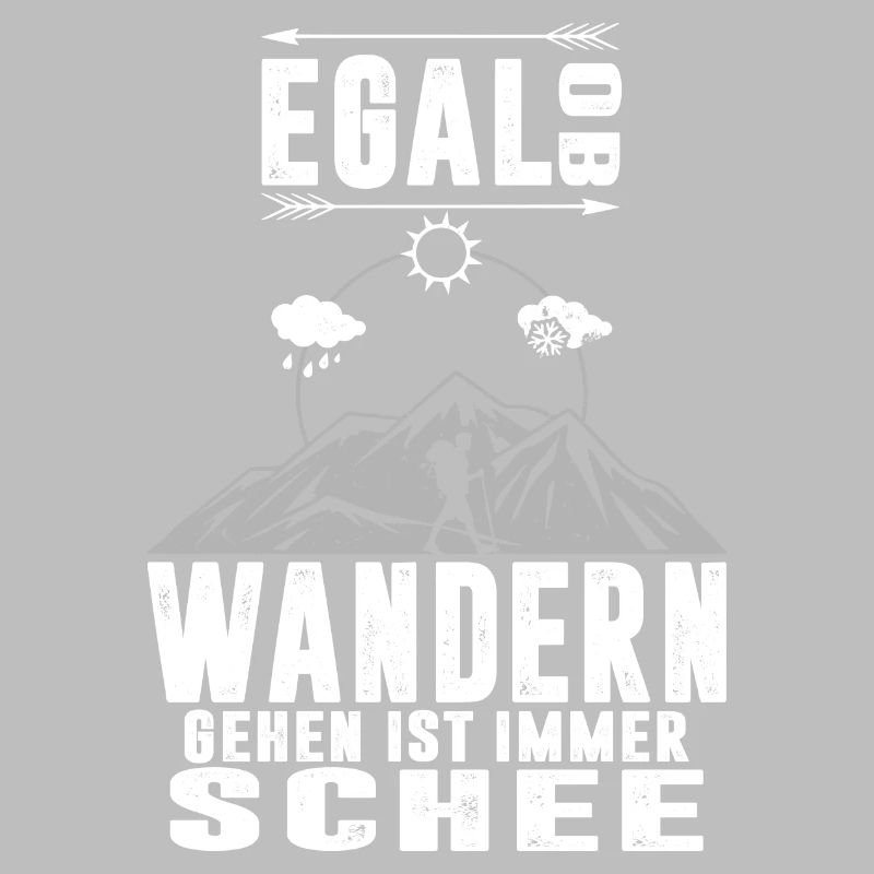 Egal ob Sonne Regen oder Schnee - Wandern