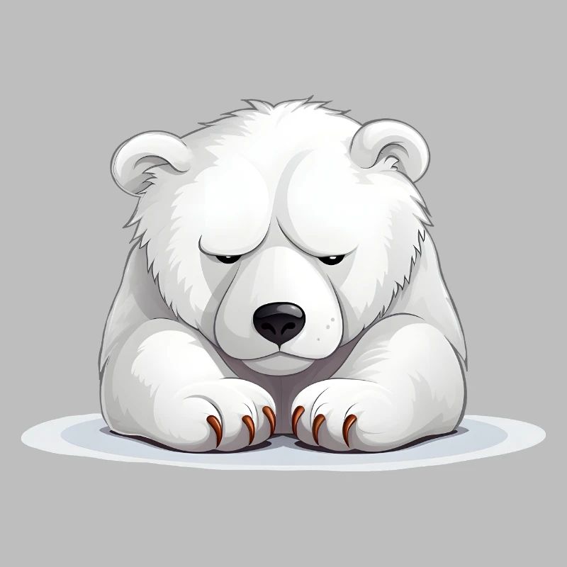 Grumpy Eisbär