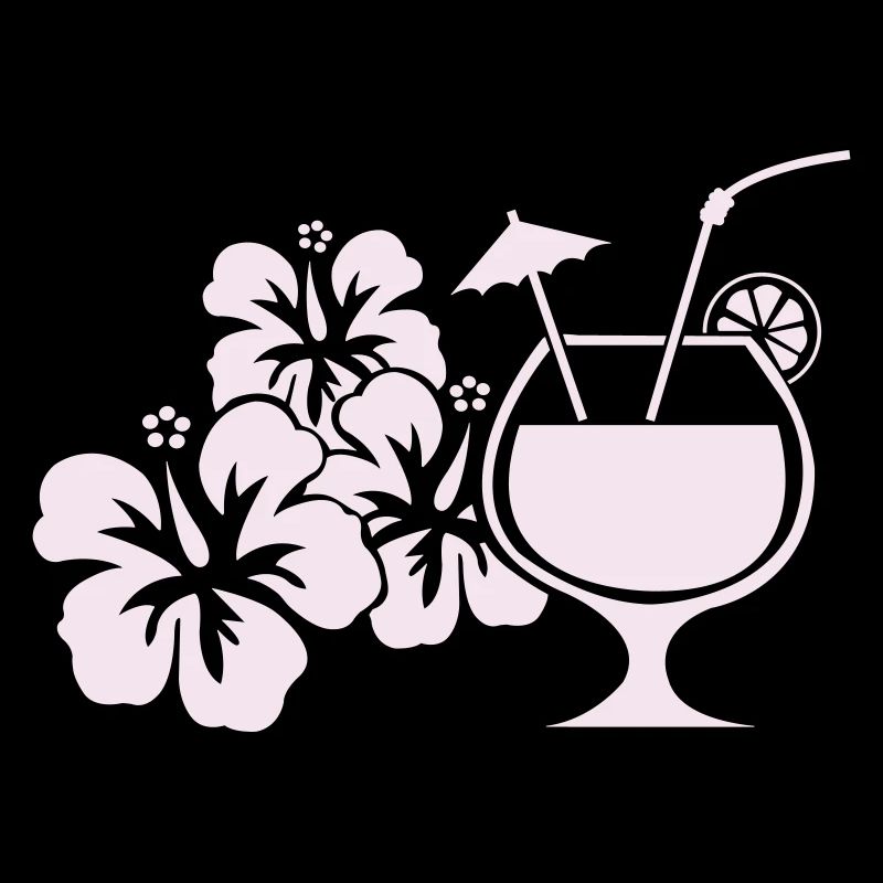 Boisson cocktail à l’hibiscus d’Hawaï