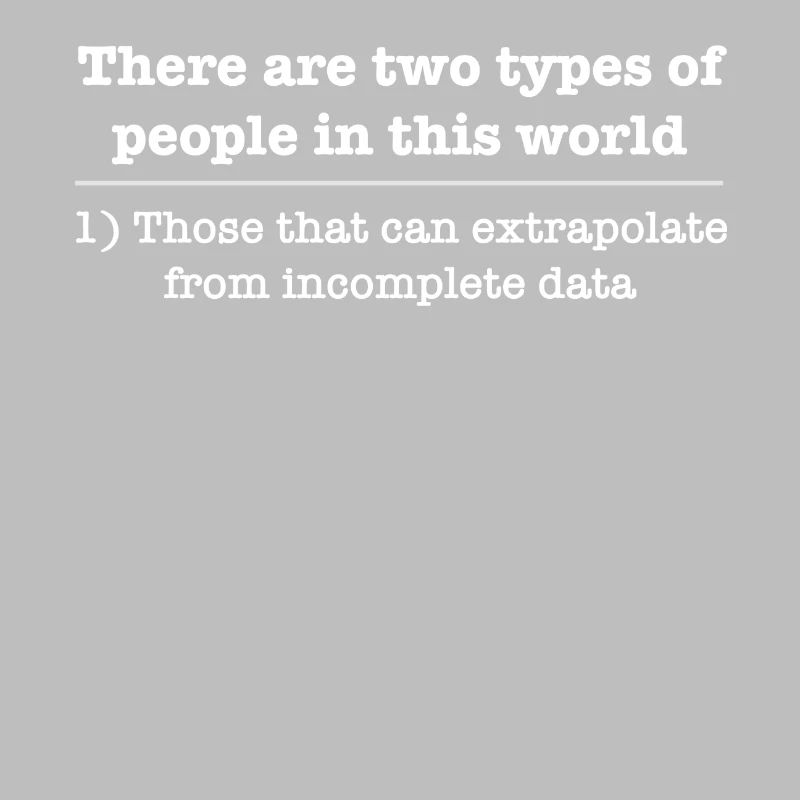 Extrapolate Data people