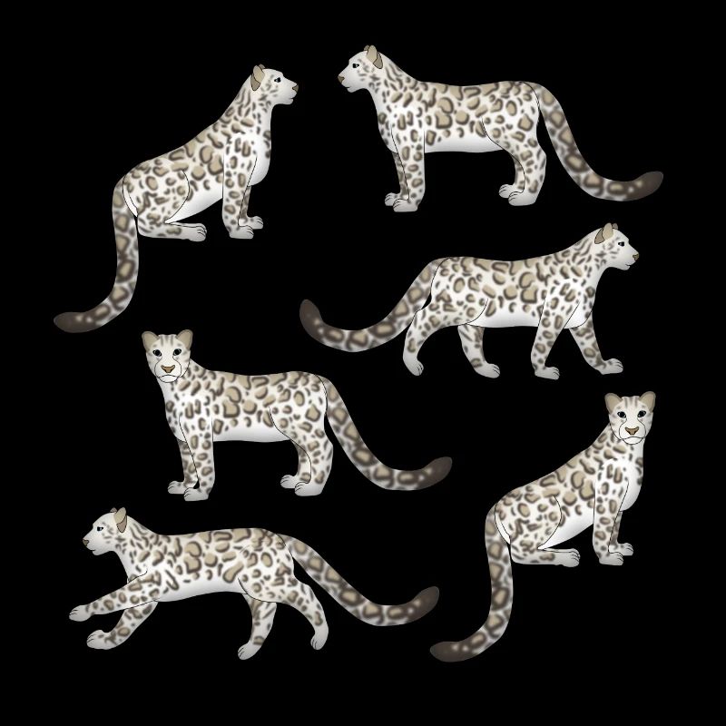 Sélection du léopard des neiges