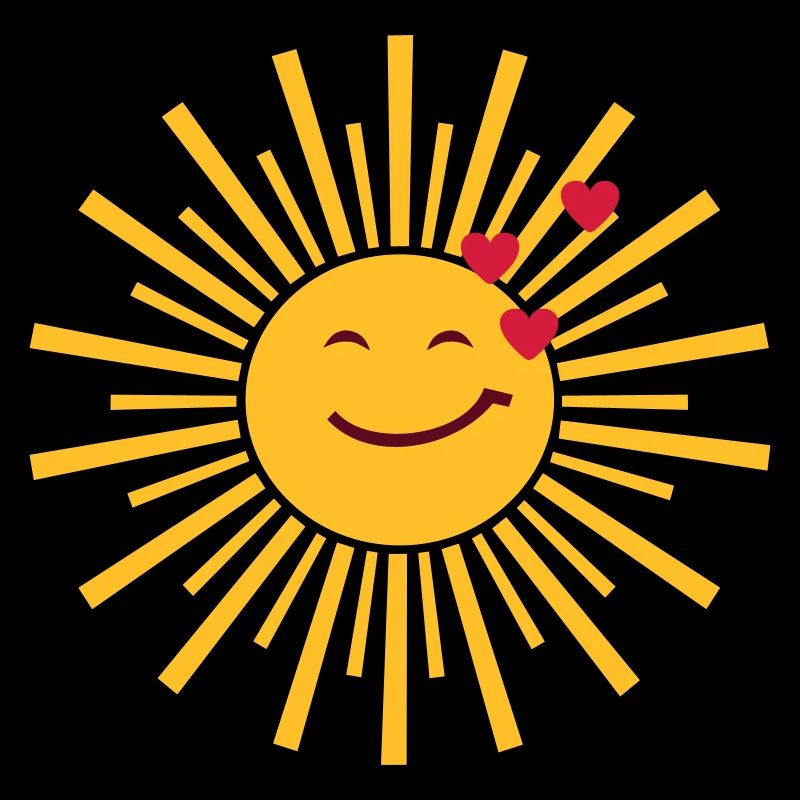 Sonne scheint Liebe