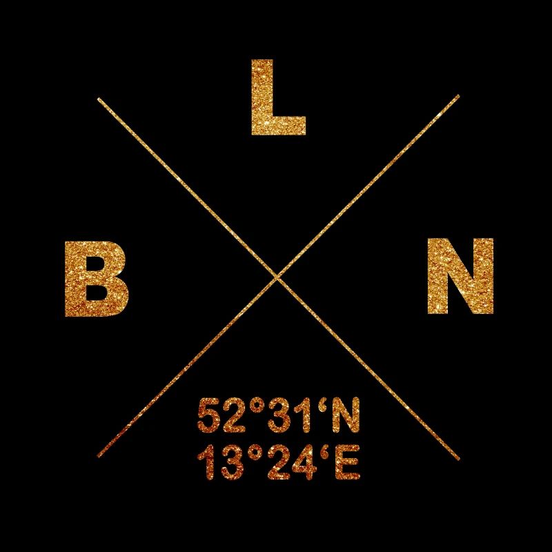 Berlin Coordinates Design BLN Gift Heimat Kiez