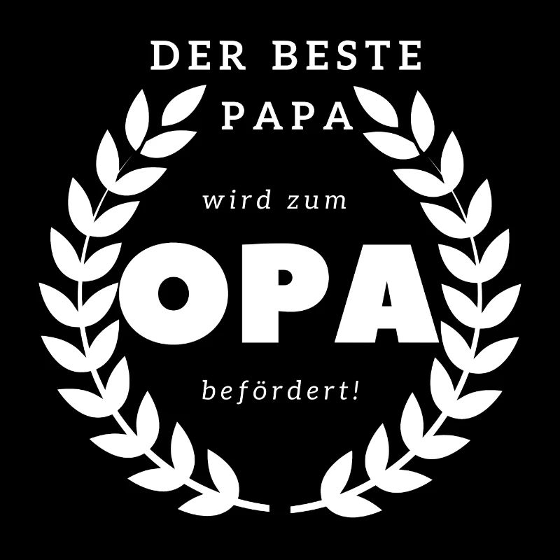 Der Beste Papa wird zum Opa befördert Geschenkidee