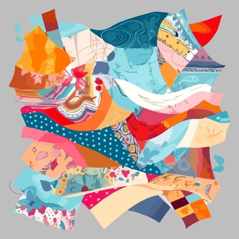Patchwork de tissu n°3