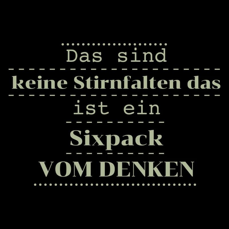 Funny Sayings Six Pack vs. Folding