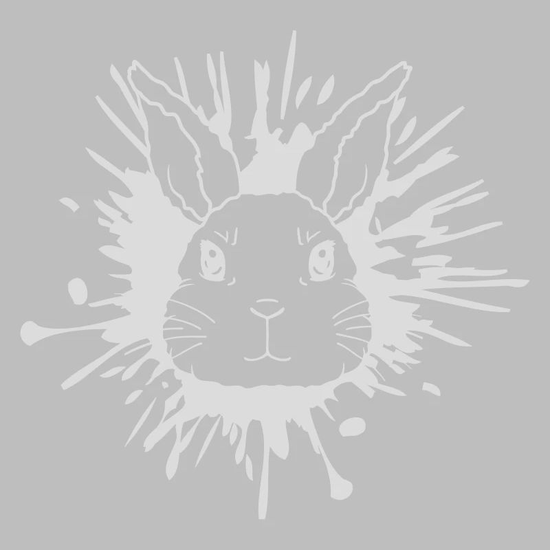 Spritzer Tropfen Hase Farbklecks