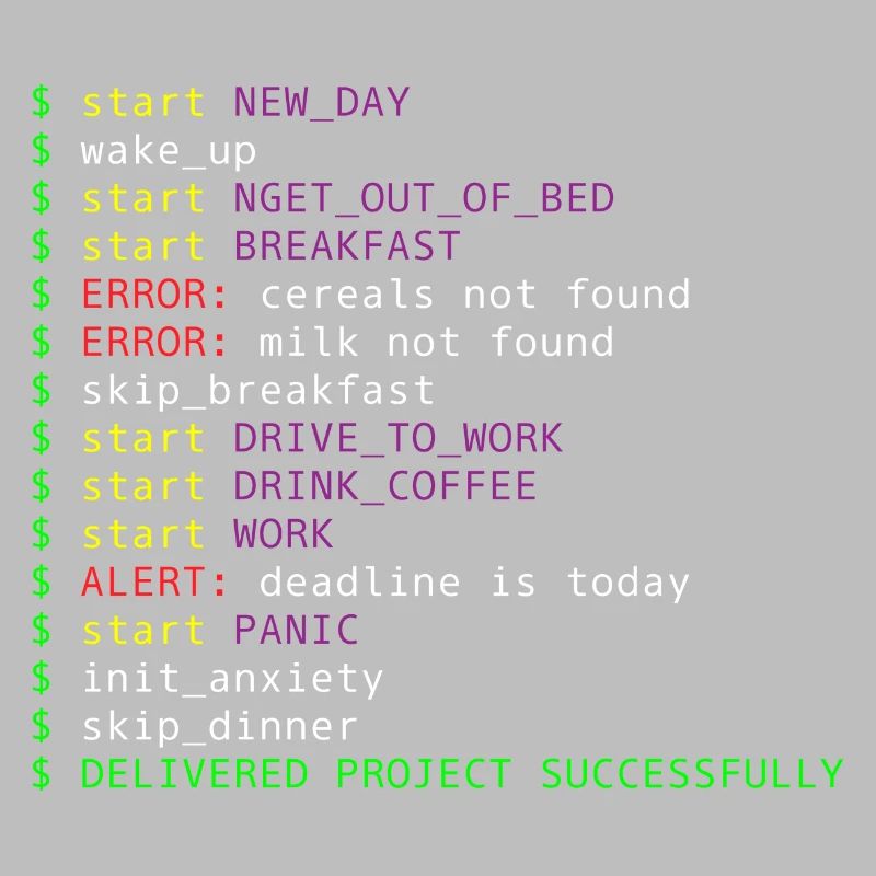 New day Programming Informatic Geschenk Spruch