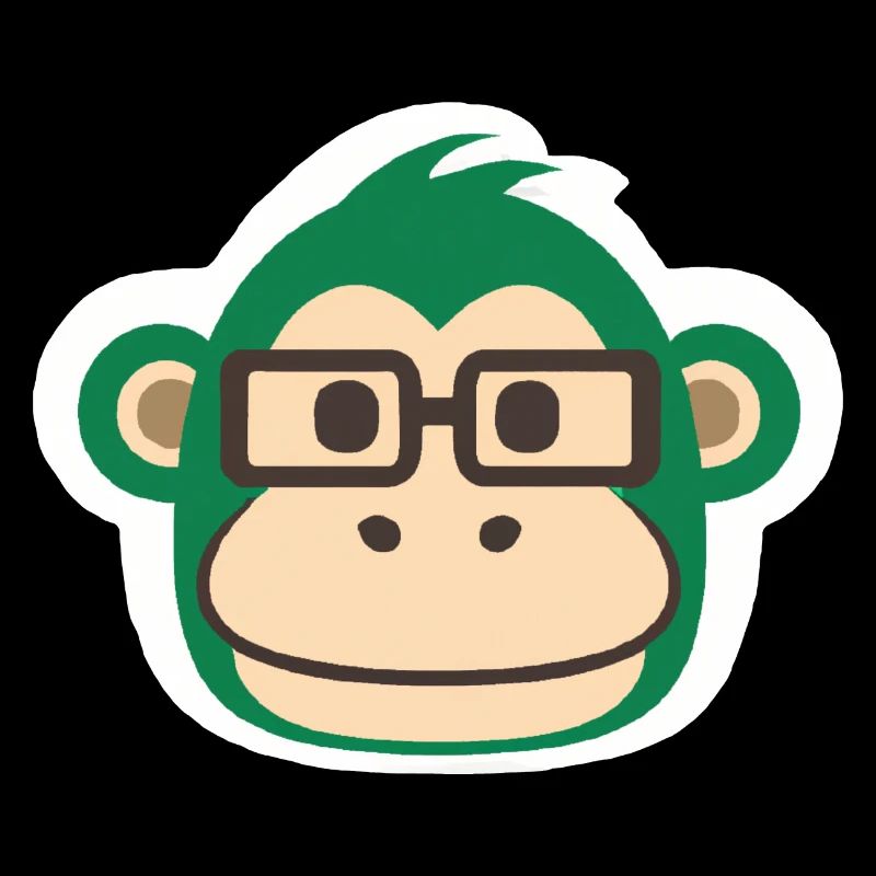 Type d’autocollant de singe