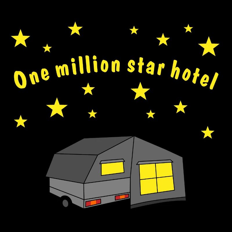 one million star hotel folding caravan