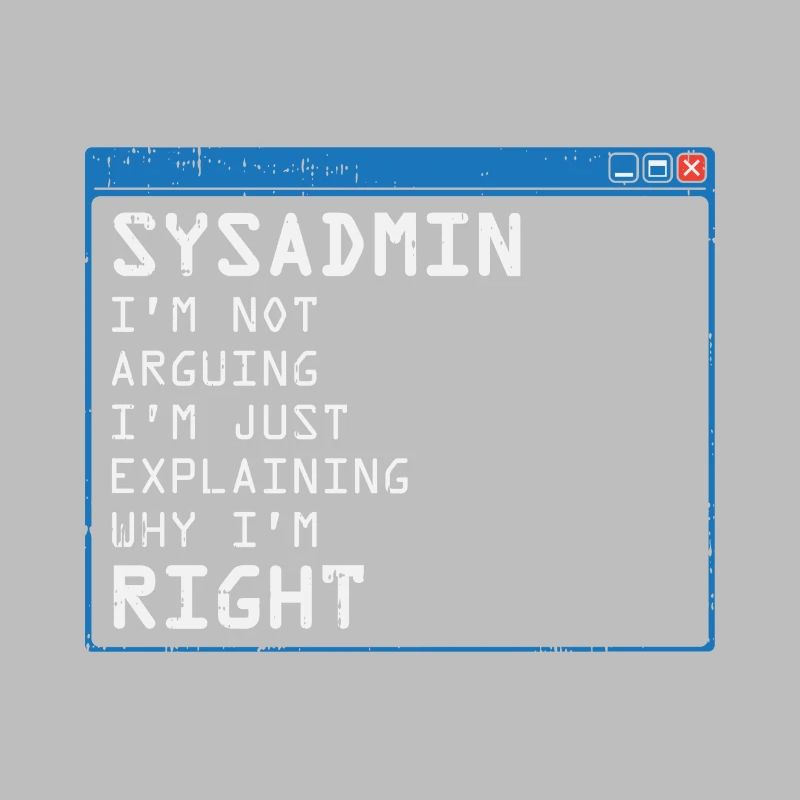 System Admin Administrator computer programmer