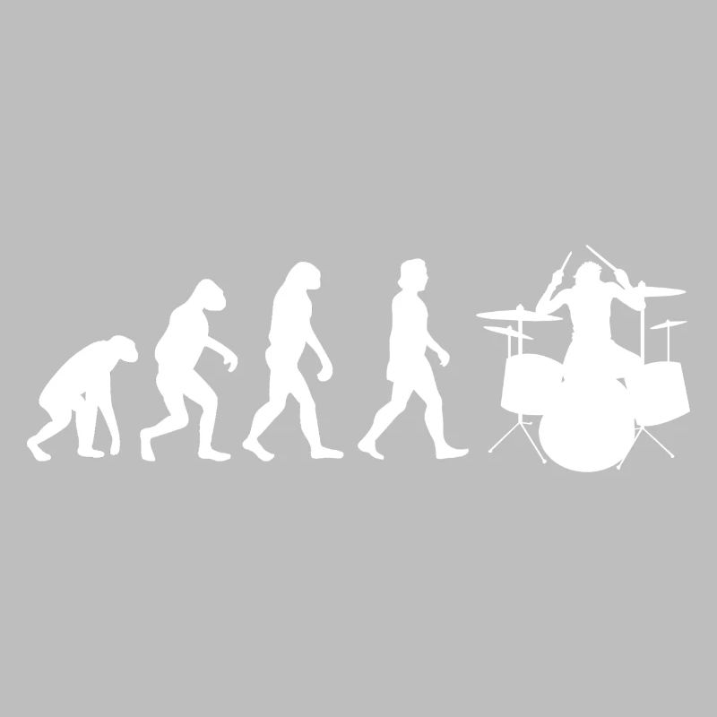 Batteur Evolution Batteur Batteur Drummer Band