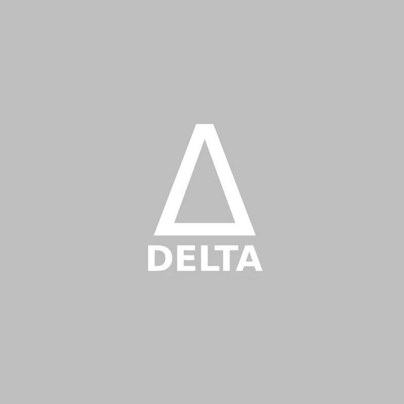 Griechischer Buschstabe Delta
