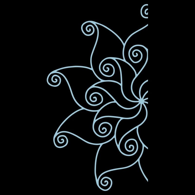 Fragment de fleur de mandala