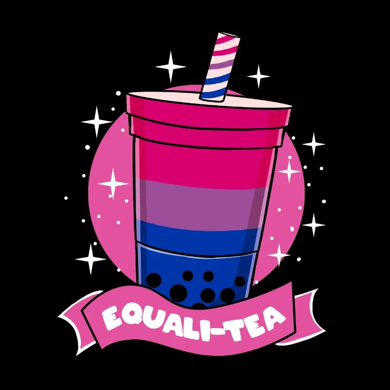 Bisexual Pride Bubble Tea Bisexual Gift
