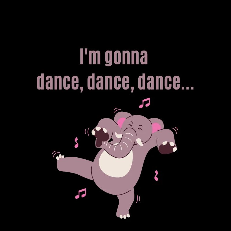 Carnaval - Danse danse drôle dansant éléphant