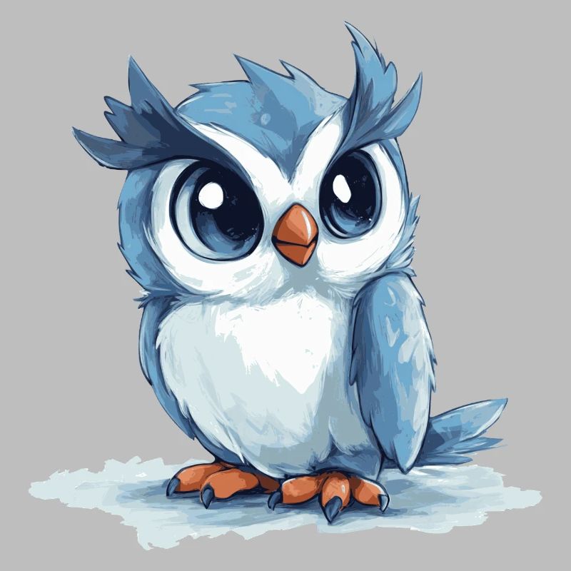 blaue Eule