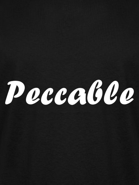 Peccable