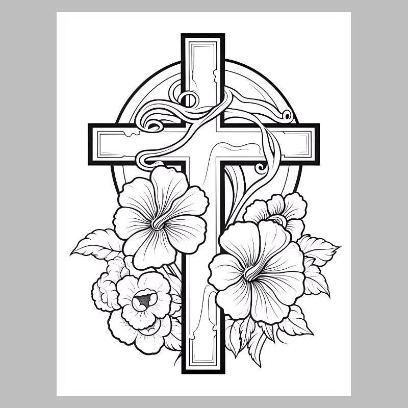 Gothic Tattoo Malvorlage Muster