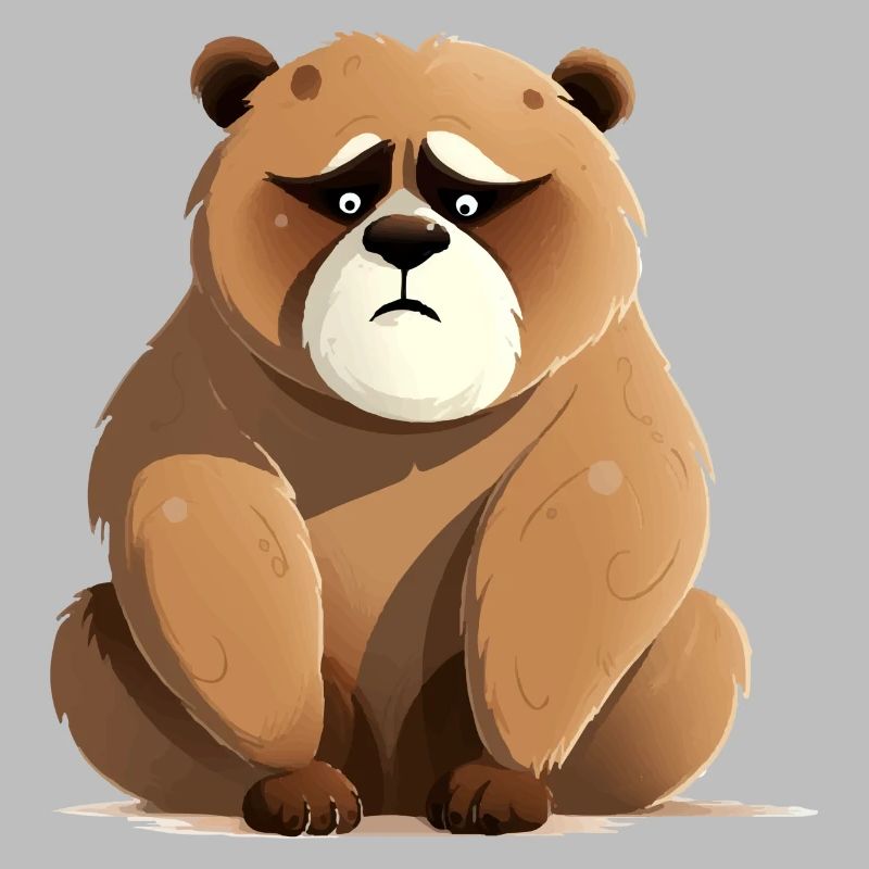 Bibi the grumpy bear